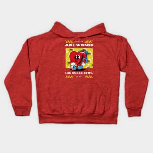 JUST WINNING THE SUPER BOWL AGAIN Kids Hoodie